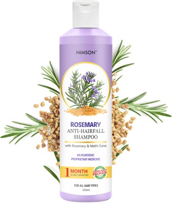 Nimson Rosemary Anti-Hair Fall Shampoo,Reduces Hair Fall, Nourishes Hair, Deep Cleanse(250 ml)