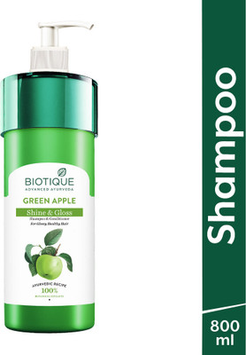 BIOTIQUE Bio Green Apple Shampoo and Conditioner(800 ml)