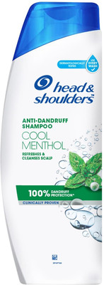 Head and Shoulders Cool Menthol Cools And Energizes Scalp Shampoo 340ml set of 1(340 ml)