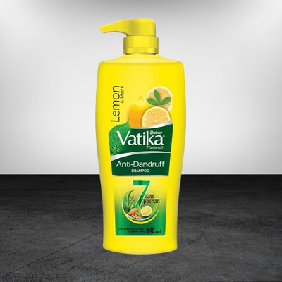 DABUR VATIKA Lemon Anti-Dandruff Shampoo - 640 ml(640 ml)