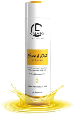 Calveo Honey & Oats Shampoo – Nourishing, and Gentle Care for Soft, Healthy Hair(300 ml)