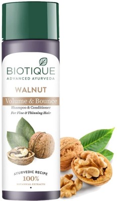 BIOTIQUE Bio Walnut Bark Body Building Shampoo(120 ml)