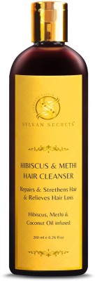 Sylvan Secrets Hibiscus & Methi Hair Cleanser Treats Rough & Frizzy Hairs Natural Shampoo(200 ml)