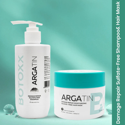 ARGATIN Damage Repair Sulfate-Free Shampoo and Hair Mask Combo(450 ml)