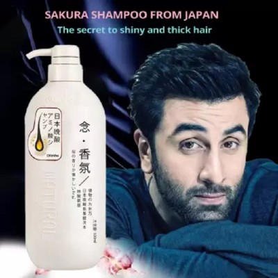 Redtize SAKURA JAPANESE SHAMPOO For Hair Loss,Oil-Control Refreshing Hair j7iuh(300 ml)