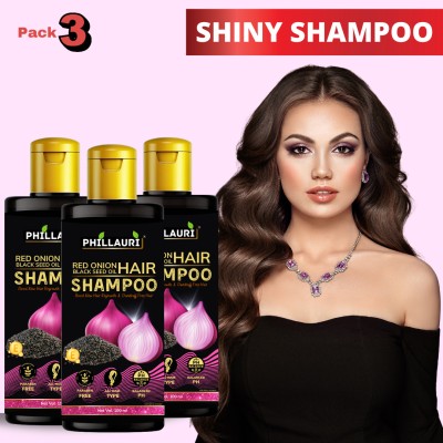 Phillauri Red Onion Blackseed Shampoo for Hair fall control & Hair Growth(300 ml)