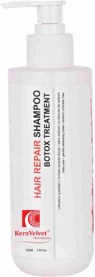 KeraVelvet Botox Keratin Hair Repair Shampoo 250 ml(250 ml)