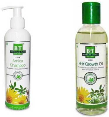 BT BOERICKE & TAFEL ARNICA SHAMPOO 250ML & BT HAIR GROWTH OIL 200ML(450 ml)
