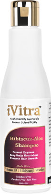 iVitra Hibiscus Aloevera Shampoo Keep Hairs Hydrated-Solves Dry Frizzy Hair Issue(200 ml)
