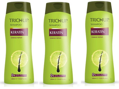VASU Trichup Keratin Shampoo Damage Repair 400 ml PACK OF 3(1200 ml)