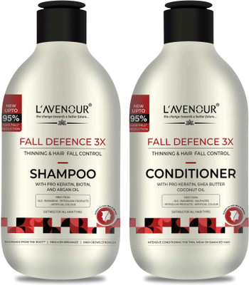 L'avenour Thinning & Hair Fall Control Shampoo & Conditioner For Thin,Weak & Damaged Hair(550 ml)