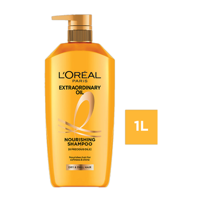 L'Oréal Paris Extraordinary Oil Nourishing Shampoo For Dry & Dull Hair(1 L)