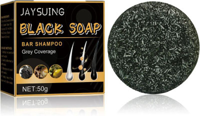 URBANPRODUCTS Black Hair Soap for Grey Hair | Herbal Hair Darkening Shampoo Bar(50 g)