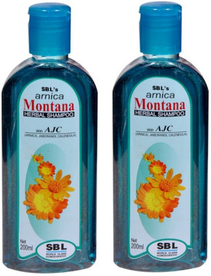SBL Montana Herbal Shampoo (200Ml Each), 2 Bottles(400 ml)