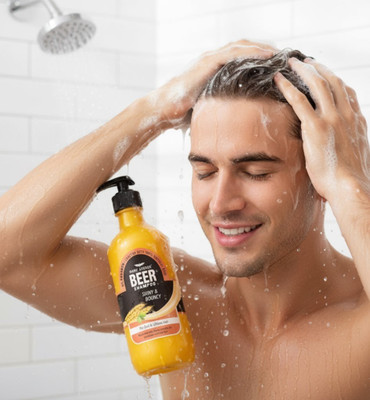 PARK AVENUE Beer shampoo For shiny&bouncyd hair -650ml(650 ml)