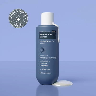 BARE ANATOMY 5X Hair Fall Control Shampoo Hair Growth | Paraben & Sulphate Free Shampoo(250 ml)