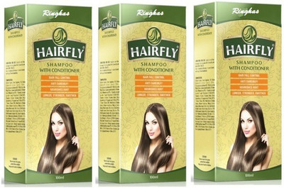 Hairfly Conditioning Shampoo 100ml ( Pack of 3 ) (300 ml)(300 ml)