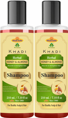 Premium Khadi Natural Honey Almond Shampoo(420 ml)