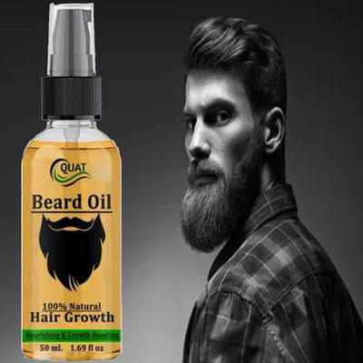 QUAT Unlock Fuller, Thicker Beard Growth with ...Beard Growth Oil(50 ml)
