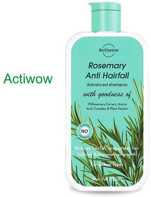 ACTIWOW Rosemary Shampoo For Defending Hair from Breakage and Preventing Fall(300 ml)