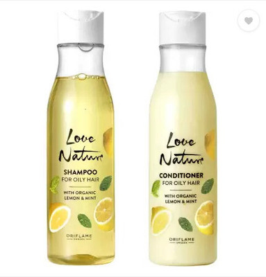 Oriflame lemon and mint shampoo and conditioner(500 ml)