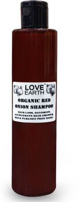 LOVE EARTH Onion Shampoo With Red Onion Extracts For Frizz Free Hair(200 ml)