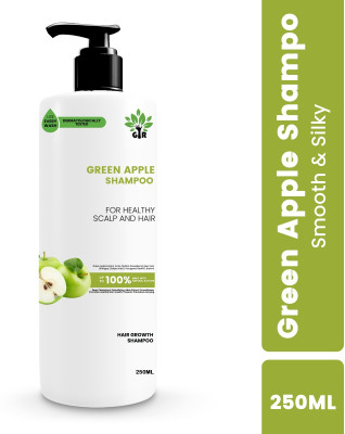 GIR Green Apple Shampoo with Apple Extract for Soft, Silky Hair & Shine(250 ml)