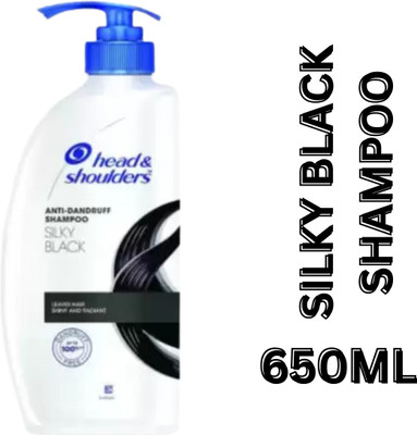 Head and Shoulders SILKY BLACK SHAMPOO-650ML(650 ml)