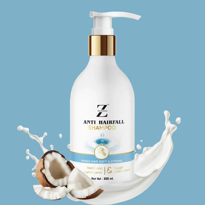 ZEROIC Anti Hairfall Shampoo For Smooth & Shiny Hair, Makes Hair Stronger Naturally(300 ml)
