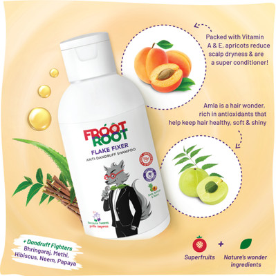 FROOT ROOT Flake Fixer Anti Dandruff Shampoo for Kids(100 ml)