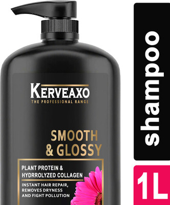 kerveaxo Naturals Smooth & Glossy Shampoo | For Soft and Glossy hair(1000 ml)