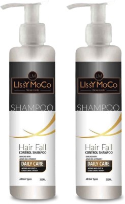 LISSYMOCO Hair Fall Control Shampoo Enriched with Argan Oil and Vitamin E(500 ml)