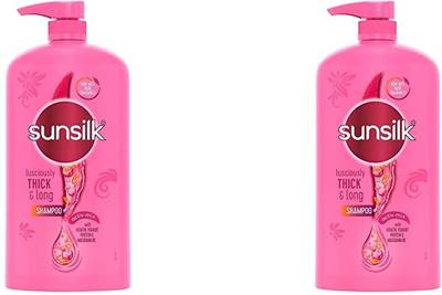 SUNSILK LUSCIOUSLY THICK & LONG SHAMPOO 1000 ml X2pcs