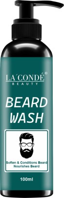 La'Conde Intense Clean Beard Wash to Remove Oil & Impurities 100 ML Pack of 1(100 ml)