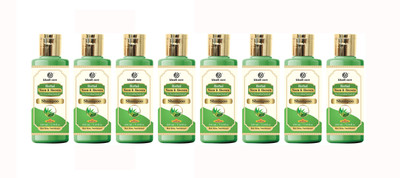 khadi care Herbal Neem & Aloevera Shampoo (Set of 8)(1680 ml)