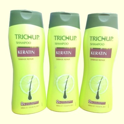 VASU TRICHUP KERATIN SHAMPOO 400ML PACK OF 3(1200 ml)