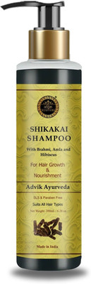 Advik Ayurveda Shikakai Shampoo for Hair Growth & Nourishment,(200 ml)