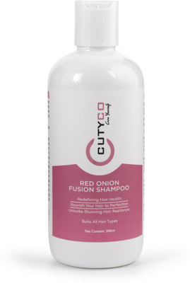 CUTYCO Red Onion Fusion Shampoo for Hair Growth | Paraben & Sulphate Free(300 ml)