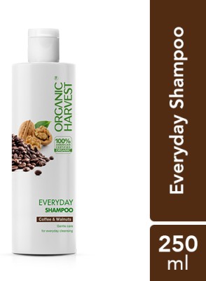 Organic Harvest Everyday Shampoo with Coffee and Walnuts, For Hair Strengthening(250 ml)