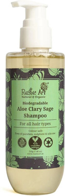 RUSTIC ART Aloe Clary Sage Shampoo 210gm (New)(210 ml)