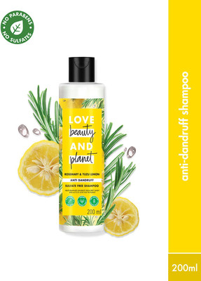 Love Beauty And Planet Rosemary & Yuzu Lemon Anti Dandruff Shampoo 200ml(200 ml)