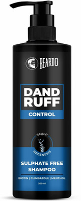BEARDO Dandruff Control Sulphate Free Shampoo | Reduce Dandruff and Itchy Scalp(200 ml)