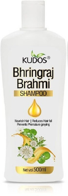 Kudos Ayurveda Bhringraj Brahmi Shampoo(500 ml)