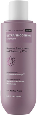 BARE ANATOMY Ultra Smoothing Shampoo | Smoothens Hair | For Dry & Frizzy Hair(250 ml)