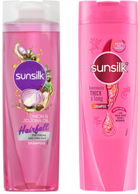 SUNSILK Lusciously Thick & Long Shampoo 172ml + onion shampoo 170mls(342 ml)