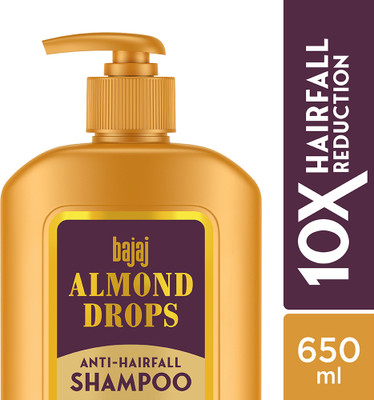 BAJAJ Almond Drops Anti Hairfall Shampoo with Almond Oil & Vitamin E(650 ml)