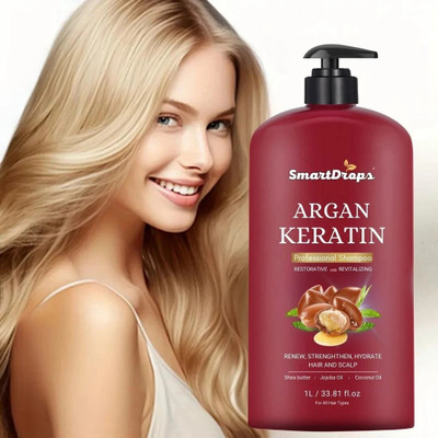 smartdrops Argan Shampoo Hair fall Defence Shampoo | Shampoo For Men & Women(1000 ml)