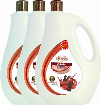KESUDA Shikakai Shampoo With Pure Extract for Damage Control(3 L)