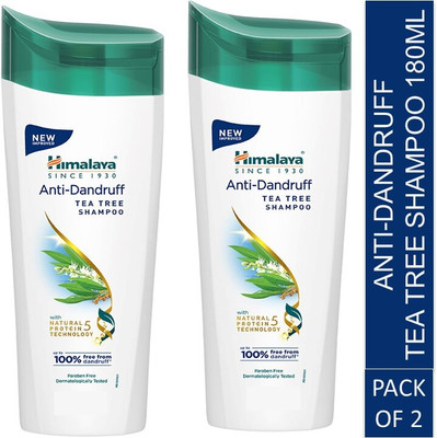 HIMALAYA Anti-Dandruff Tea Tree Shampoo 180ml (Pack of 2)(360 ml)