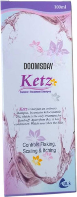 DOOMSDAY dandruff free shampoo ketz 100 ml pack of 1(100 ml)
